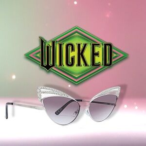 ALDO X -WICKED CANTBRINGMEDOWN SUNGLASSES - SILVER